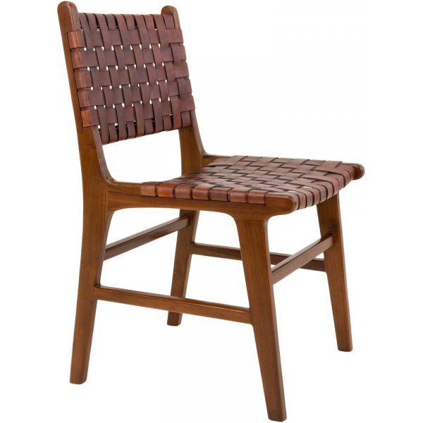 Perugia Eetkamerstoel - Bruin/teak