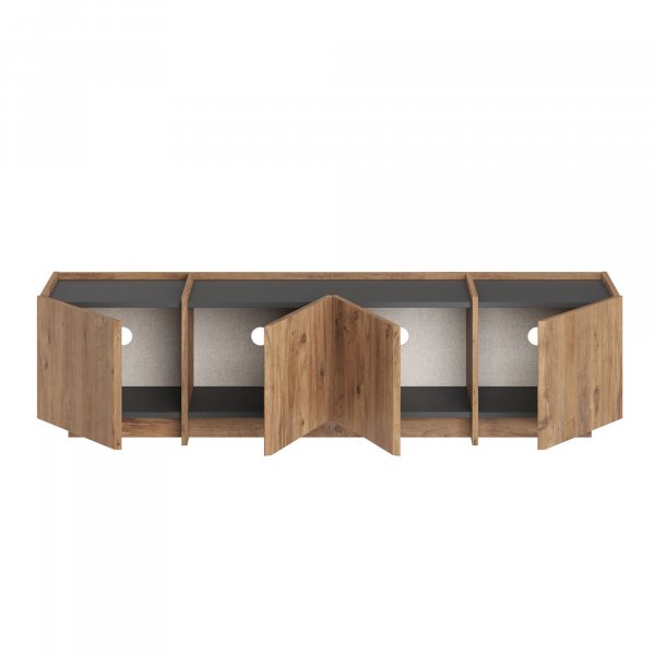 TV-b�nk Lorensa 180 cm - Atlantic Pine/Antracit