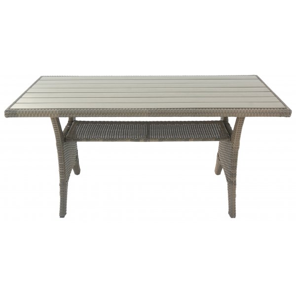 Utegrupop - Hörnsoffa med bord i rotting - Natur Utegrupop - Hörnsoffa med bord i rotting - Natur