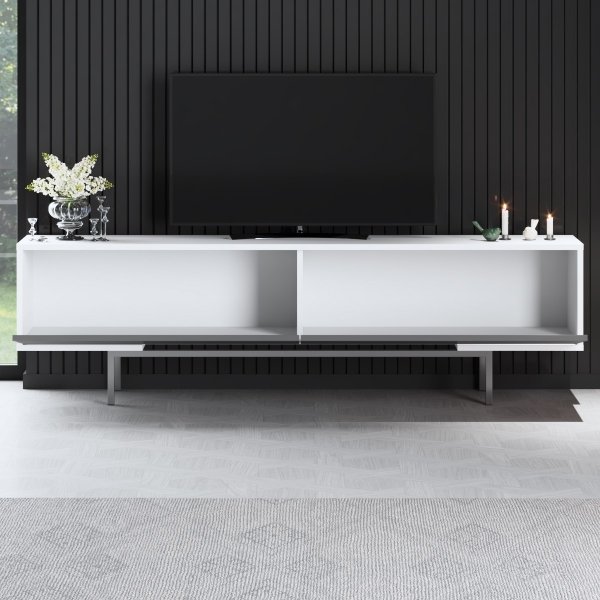 Banc TV Force - Anthracite/blanc/argent Banc TV Force - Anthracite/blanc/argent
