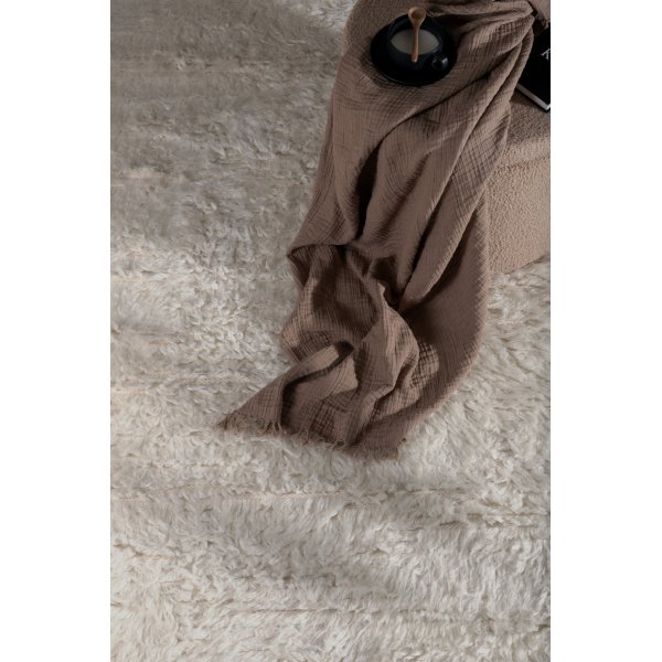 Yoko wollen vloerkleed - Wit Yoko wollen vloerkleed - Wit