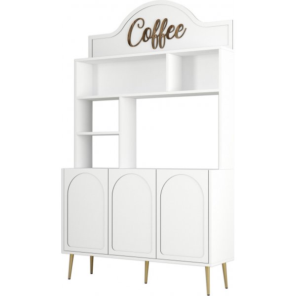 Lyon kksskp 120 cm - Vit/guld