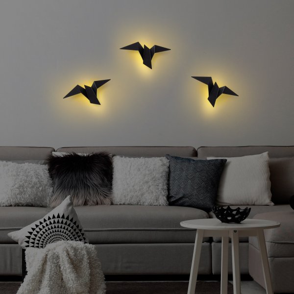 Pacali vägglampa 31 x 16 cm - Svart Pacali vägglampa 31 x 16 cm - Svart