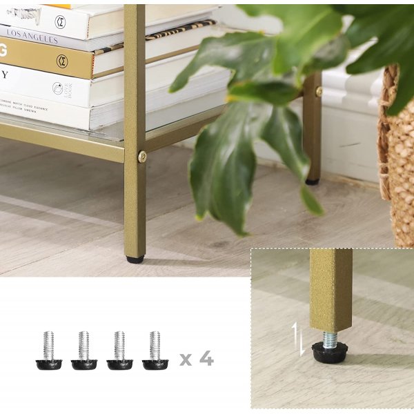 Kristin consoletafel 100 x 30 cm - Goud