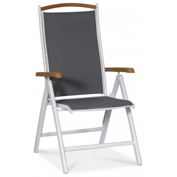 Ekens positionsstol vit aluminium - Polywood + Flckborttagare fr mbler