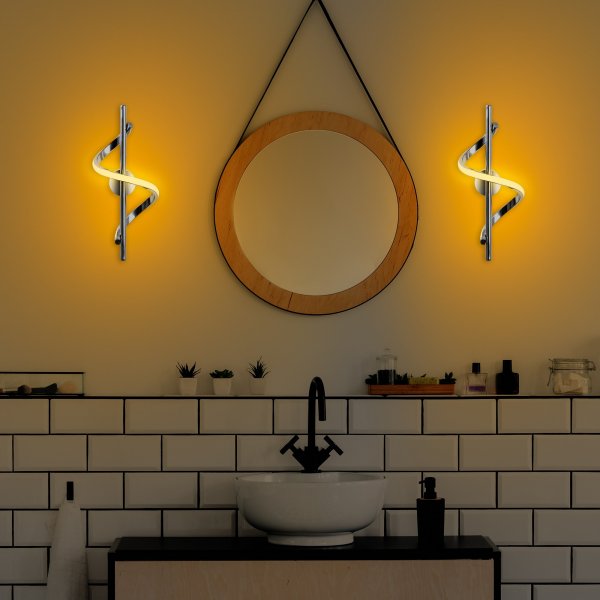 Makena vägglampa - Krom Makena vägglampa - Krom