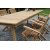 Saltö utematgrupp matbord 240x100 cm med 6 st karmstolar - Teak