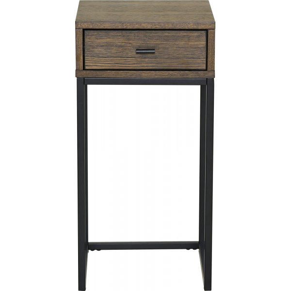 Regal sängbord - Brunlackerad ekfanér Regal sängbord - Brunlackerad ekfanér