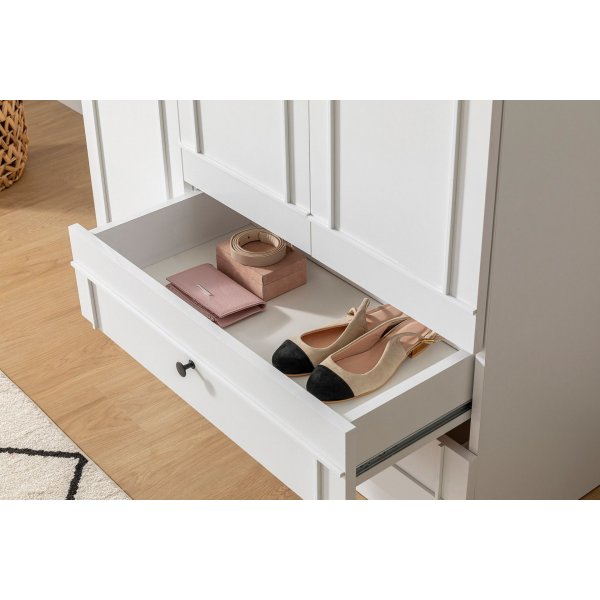 Armoire Lia 105 x 52 x 178 cm - Blanc Armoire Lia 105 x 52 x 178 cm - Blanc