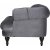 Oxford deluxe 3-sits soffa i Gr sammet