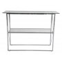 Cross konsolbord 110 x 35 cm - Krom