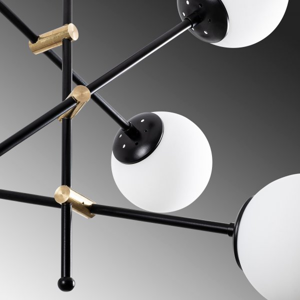 Marty taklampa 105 - Svart/vit Marty taklampa 105 - Svart/vit