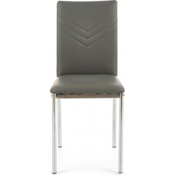 Chaise Penny - Gris/chrome