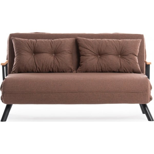Canapé lit Sando 2 places - Marron clair Canapé lit Sando 2 places - Marron clair