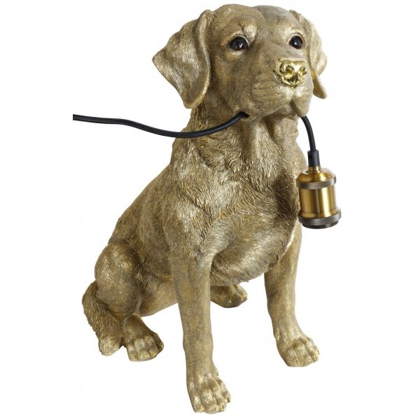 Labrador bordslampa - Guld