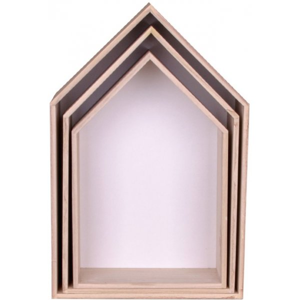 Verona vägghyllor - Natur/vit Verona vägghyllor - Natur/vit