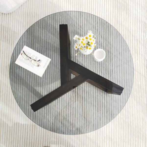 Miro soffbord Ø75 cm - Fume Miro soffbord Ø75 cm - Fume