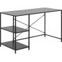 Seaford skrivbord 130 cm - Svart