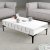 Table basse Lyon 105 x 60 cm - Blanc/noir