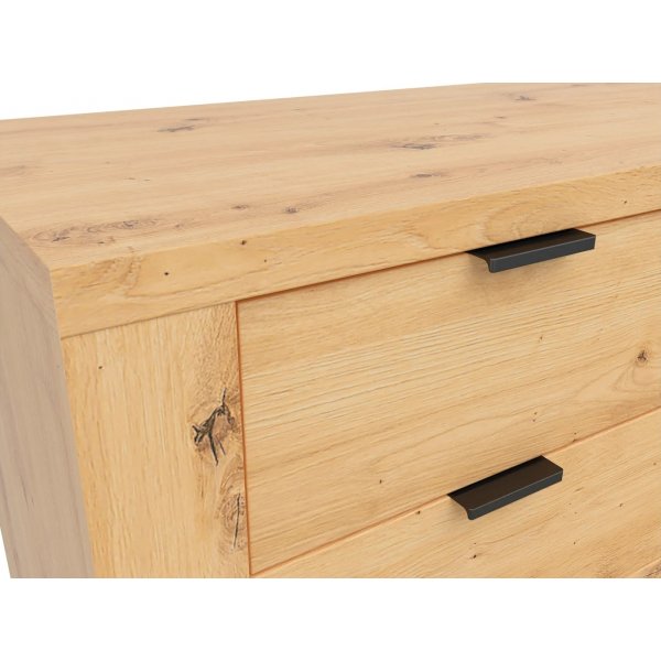 Buffet Ostia - Chne artisanal/chne noir