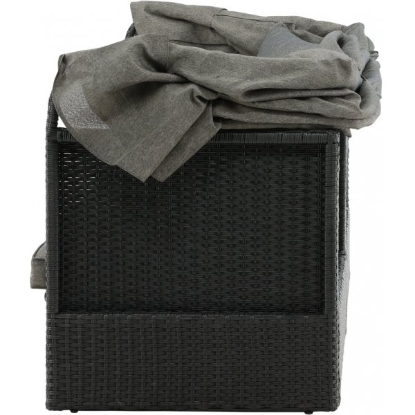 Nopy solsäng - Svart/Grå Nopy solsäng - Svart/Grå