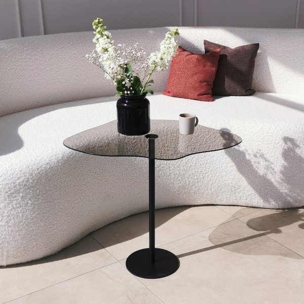 Table basse Dior 60 x 45 cm - Noir