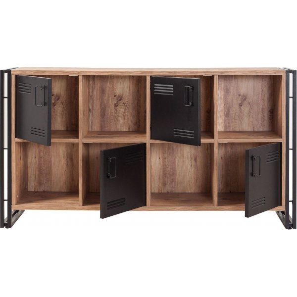 Cosmo Matrix bokhylla - Furu/svart Cosmo Matrix bokhylla - Furu/svart