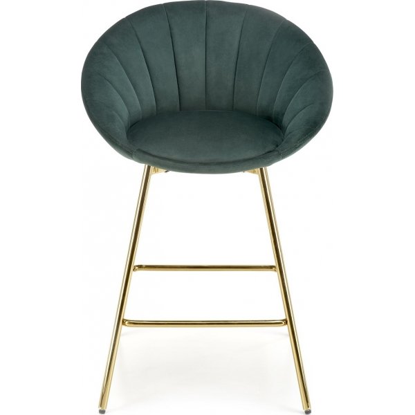 Tabouret de bar Pelican 112 - Vert foncé/or Tabouret de bar Pelican 112 - Vert foncé/or