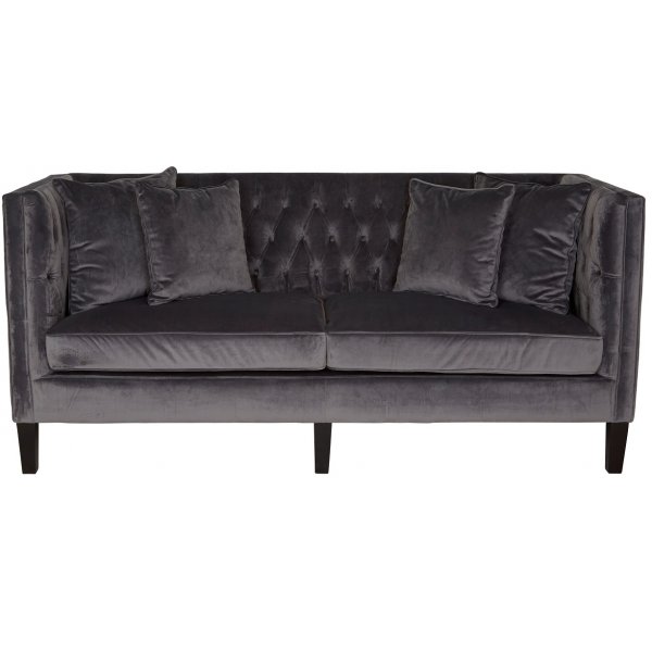 Fifth Avenue 3-sits soffa - Gr sammet
