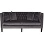 Fifth Avenue 3-sits soffa - Gr sammet