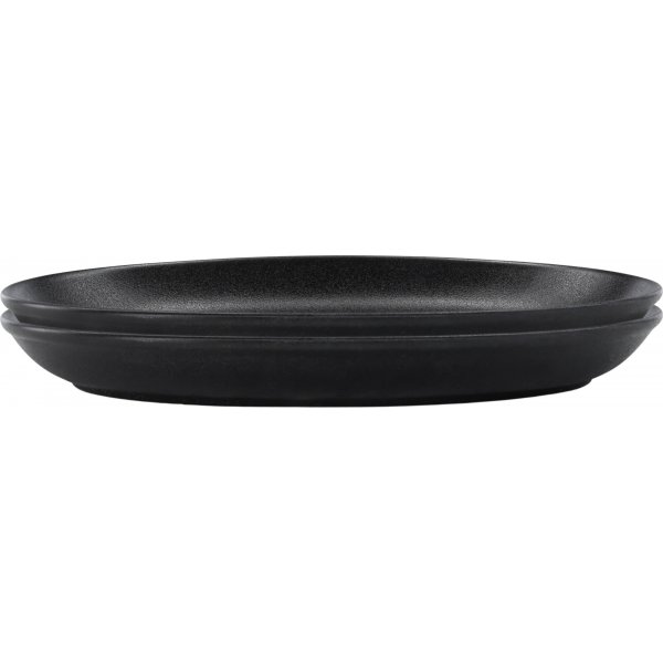 Wabi sabi tallrik 21 x 31 cm - Svart Wabi sabi tallrik 21 x 31 cm - Svart