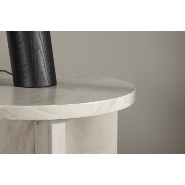 Ålesund sidobord Ø40 cm - Beige Ålesund sidobord Ø40 cm - Beige