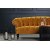 Oxford deluxe 3-sits soffa i lejongul sammet