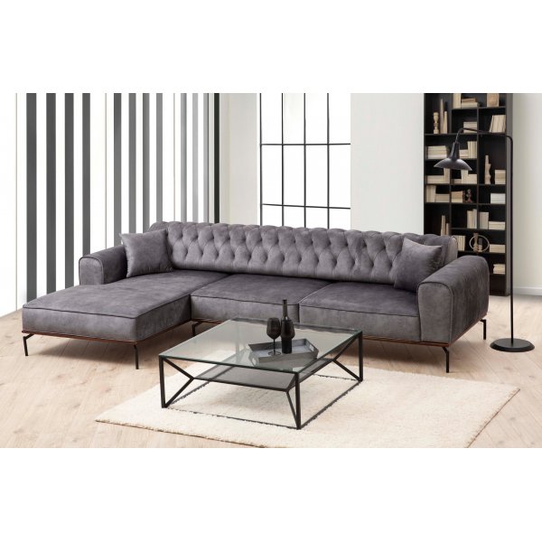 Siesta divansoffa - Antracit