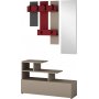 Vesty hallmbel - Ljus mocka/vinrd