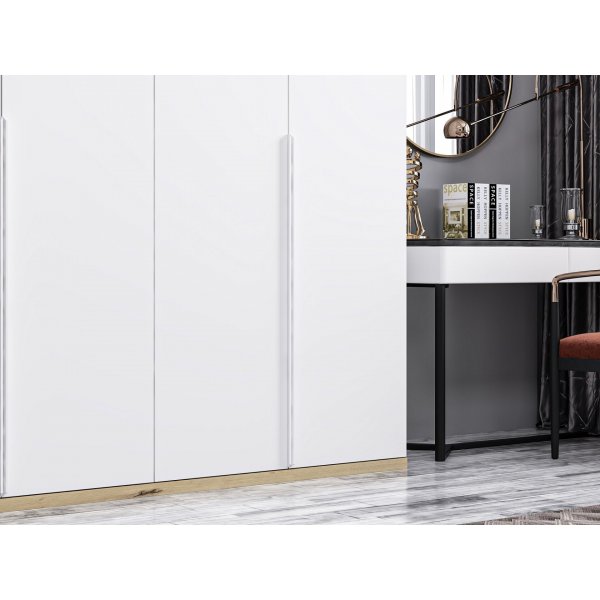 Armoire Lyn 270 x 52 x 250 cm - Blanc Armoire Lyn 270 x 52 x 250 cm - Blanc