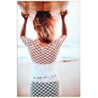 Glastavla Surf Blanco - Vit ram Glastavla Surf Blanco - Vit ram