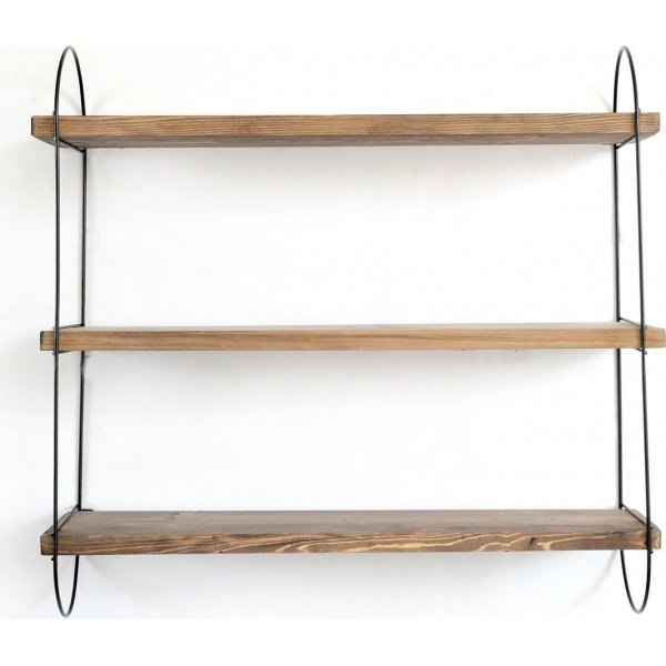 Walter wandplank 41 - Walnoot/zwart Walter wandplank 41 - Walnoot/zwart