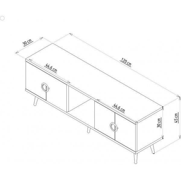 Banc multimédia Cent - Blanc Banc multimédia Cent - Blanc