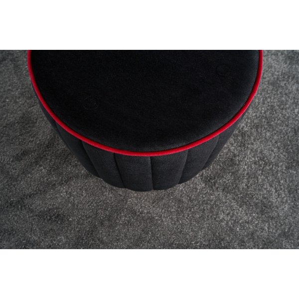 Lindy sittpuff - Antracit/rosa Lindy sittpuff - Antracit/rosa