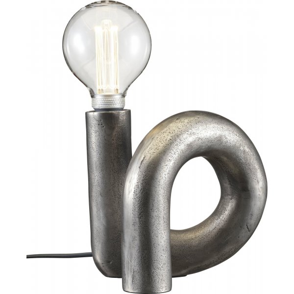 Avis Lampe de table Swirl - Argent - 18 cm Avis Lampe de table Swirl - Argent - 18 cm