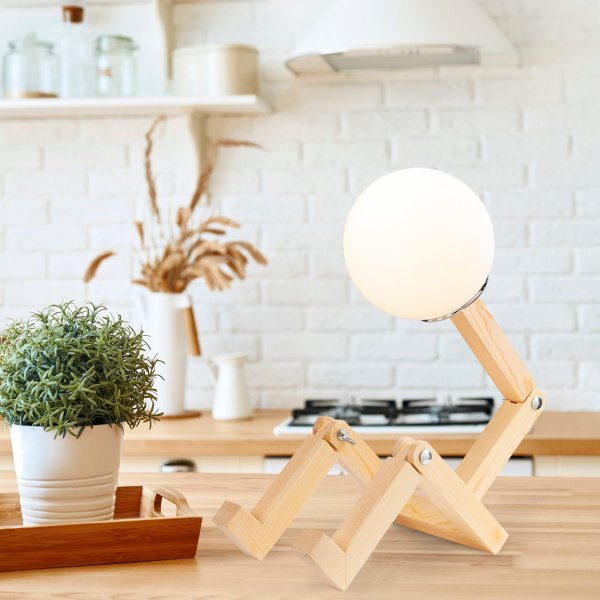 Lampe de table Milet opale - Naturel Lampe de table Milet opale - Naturel