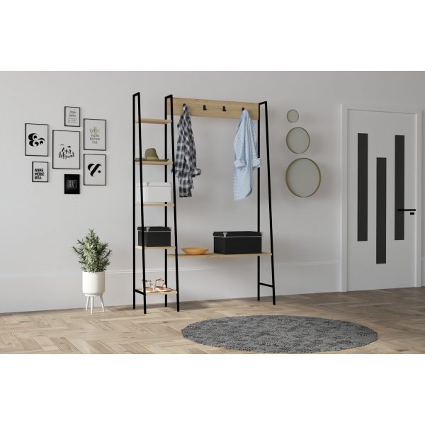 Meuble d\\\'entrée Marken - Chêne saphir Meuble d\\\'entrée Marken - Chêne saphir