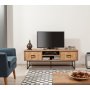 Quantum Silva mediabnk 140 cm - Furu/svart