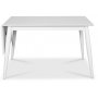 Trn klaffbord 120-160 cm - Vit