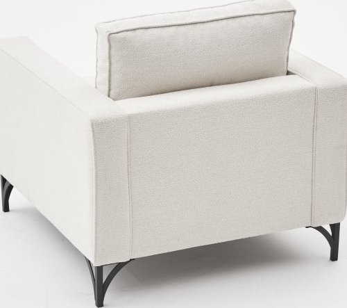 Berlin fåtölj - Gräddvit/svart Berlin fåtölj - Gräddvit/svart