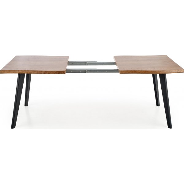 Horst matbord 120-180 x 80 cm - Ek/svart Horst matbord 120-180 x 80 cm - Ek/svart