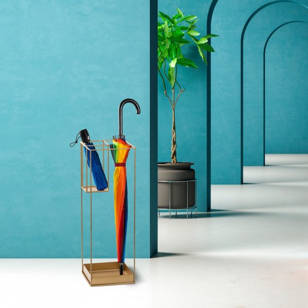 Semsi paraplyställ 8 - Guld Semsi paraplyställ 8 - Guld