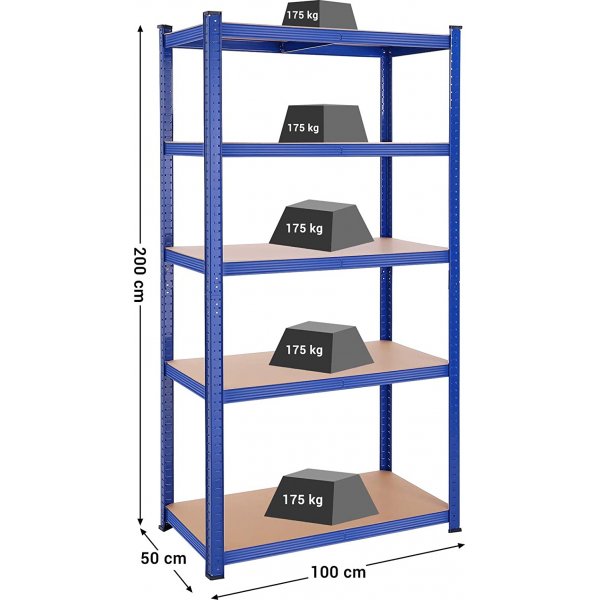 tagre Galore 200 cm - Bleu/beige
