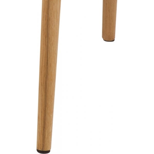 Nora fauteuil - Grijs/eiken